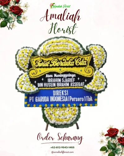 Papan Bunga Duka di Magersari