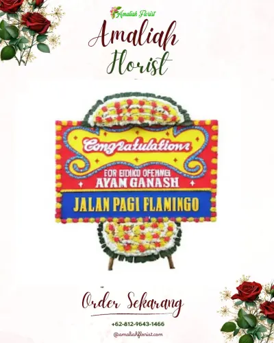 Bunga Papan Congratulation di Magersari